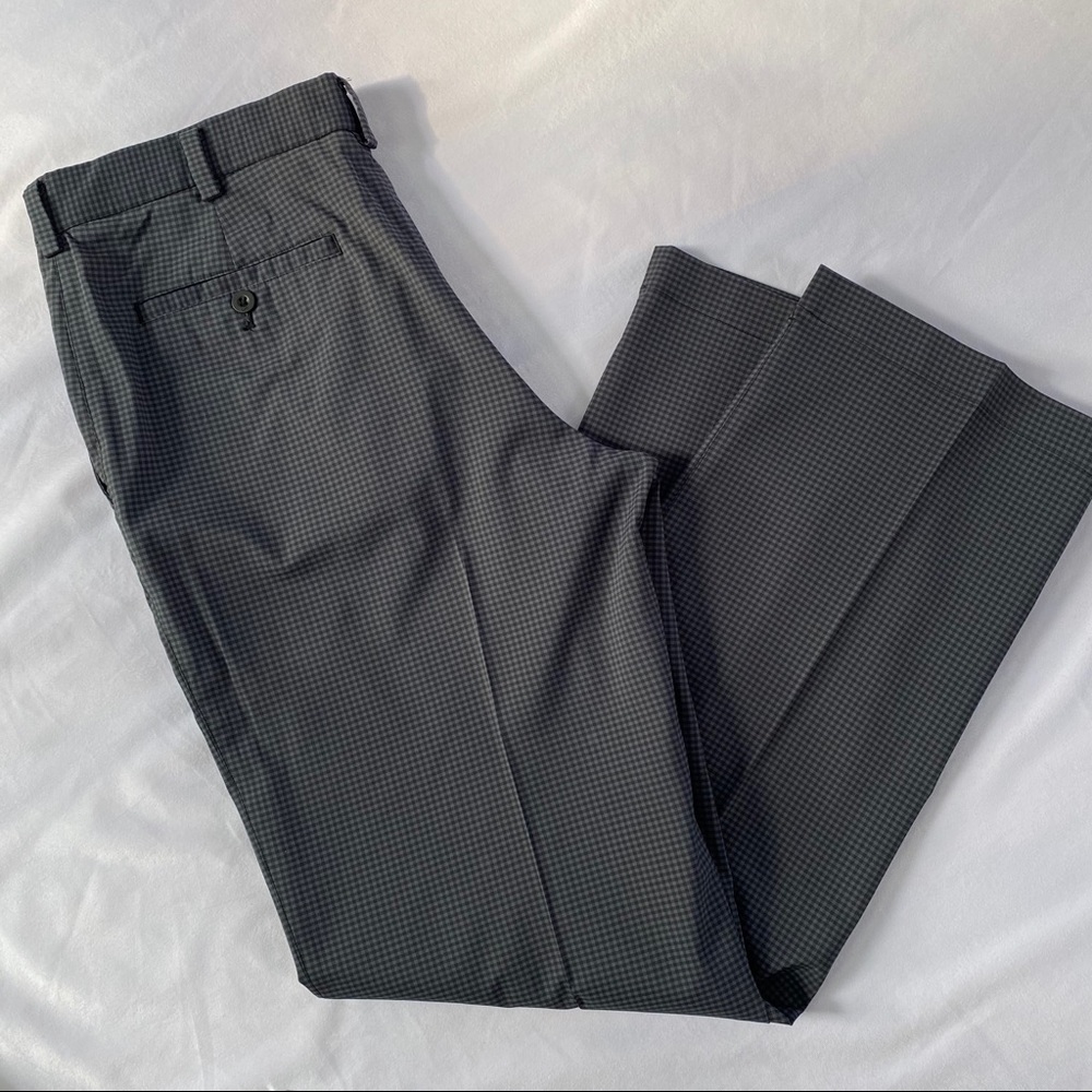 Nike Golf, Dri-Fit, 33x32 Blue/Black Check Pant
